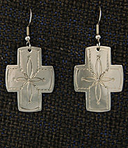 Earrings: Southwest Crosses, Medium 1 1/2" ERSW-2-1G