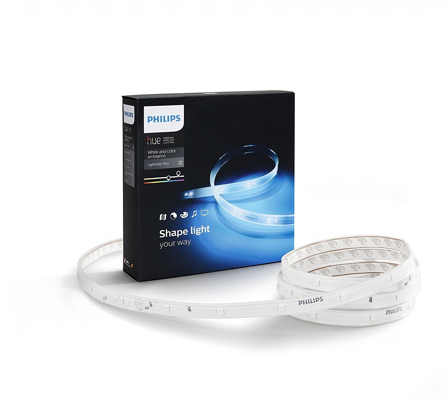 Philips Hue Personal Wireless Lighting 2 m Lightstrip Plus LED Kit 0004