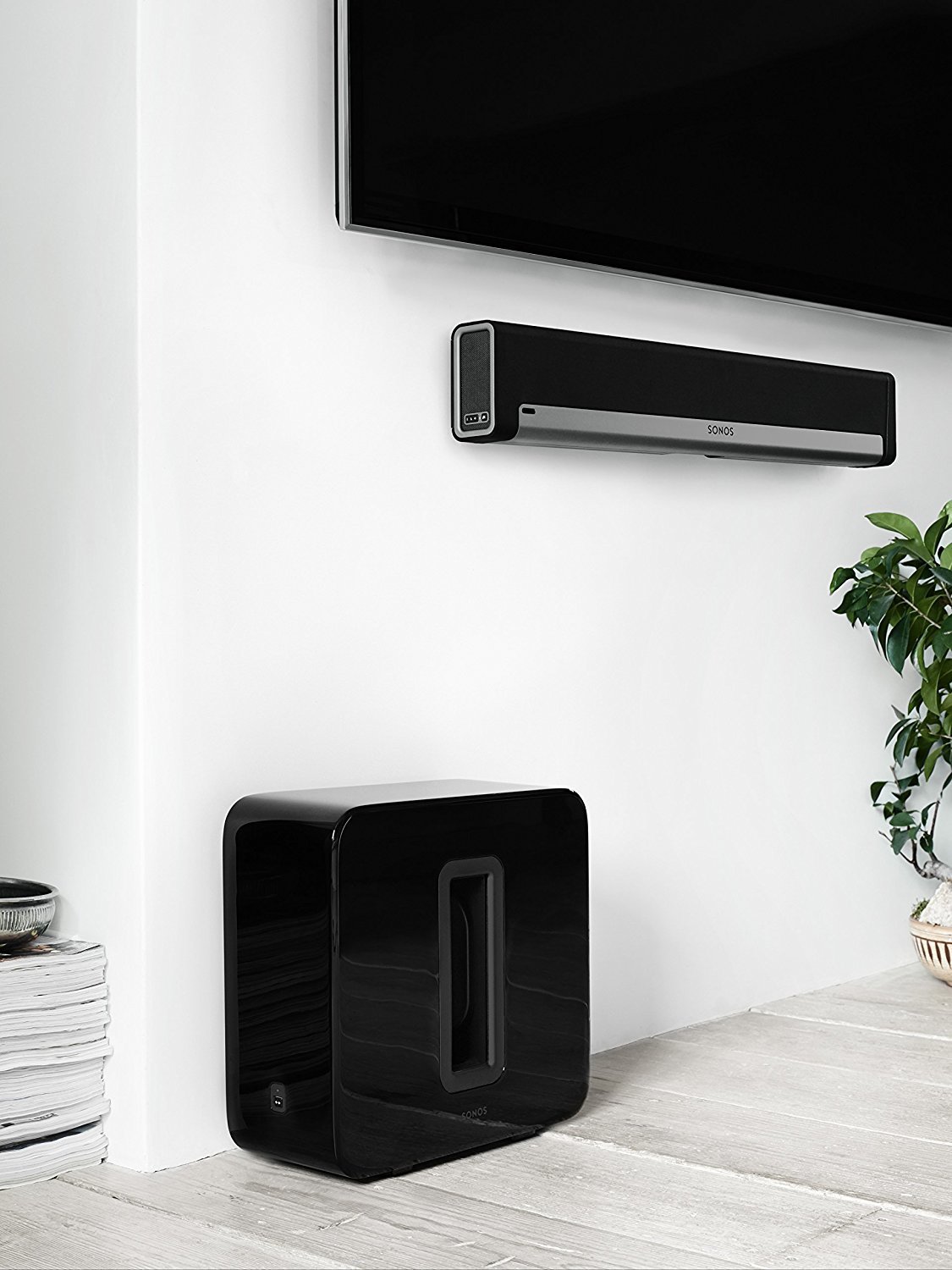 SONOS SUB Wireless Subwoofer, Gloss Black 00016