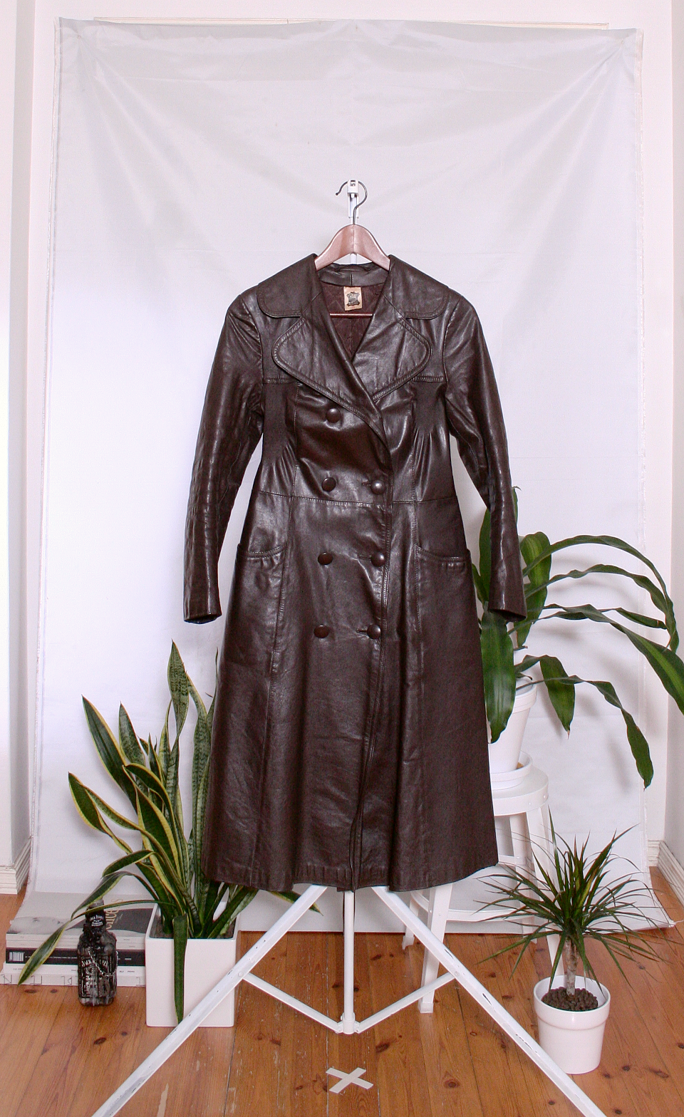 Vintage 70's Leather Jacket (naisten 38/S-M)