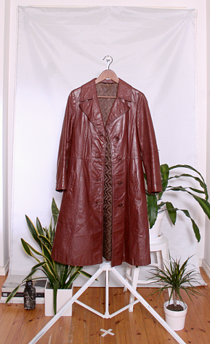 Vintage 70's Leather Jacket (naisten 38/M) 60000422000512
