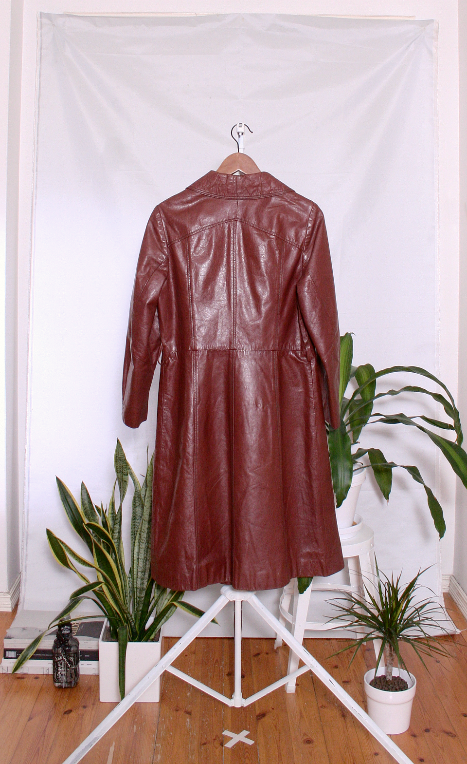 Vintage 70's Leather Jacket (naisten 38/M)