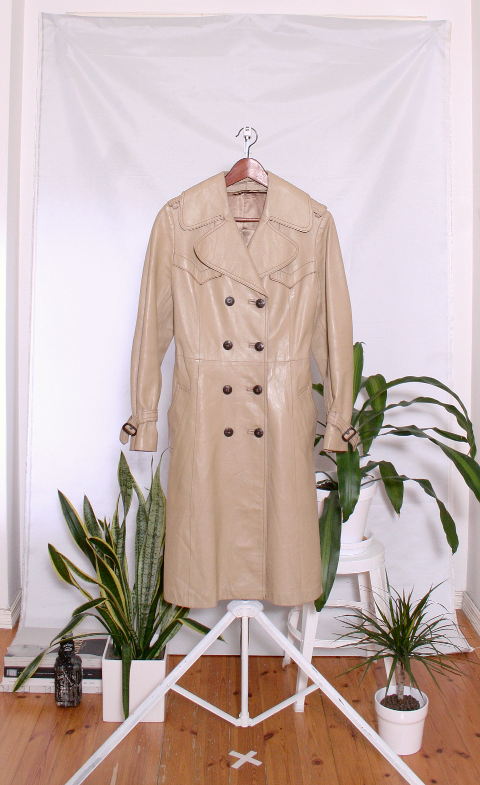Vintage 70's Leather Jacket (naisten 38/M)