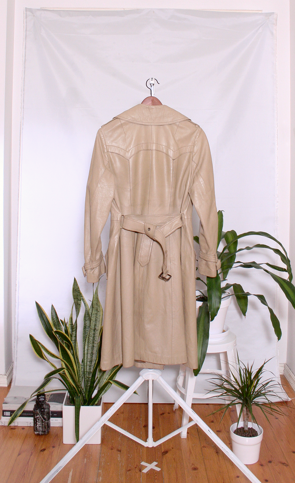 Vintage 70's Leather Jacket (naisten 38/M)