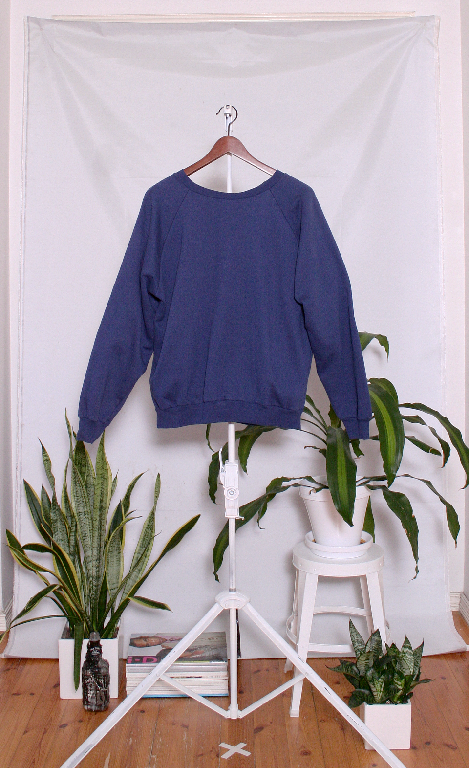 Vintage College Sweater (naisten M / miesten XS-S)