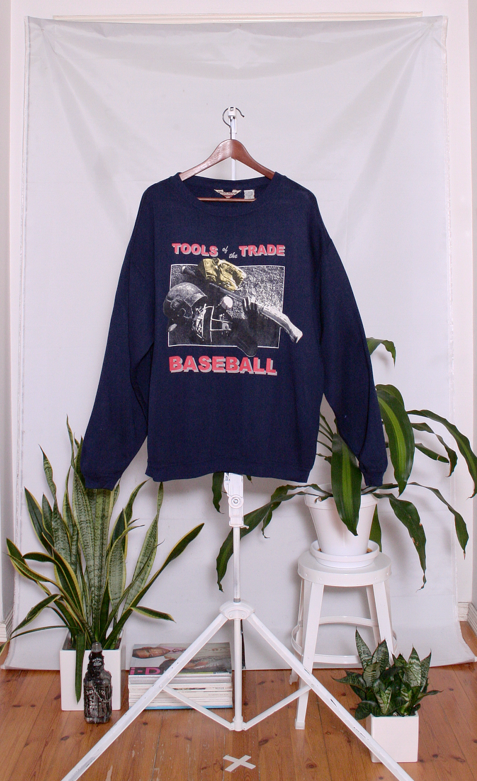 Vintage College Sweater (miesten L / naisten XL)