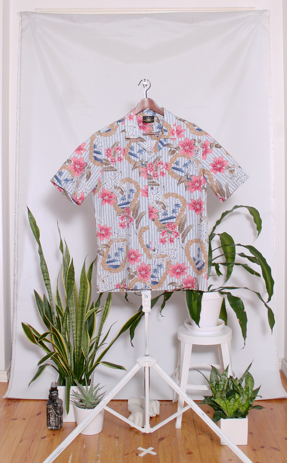 Vintage Hawaiian Shirt (miesten L / naisten XL)