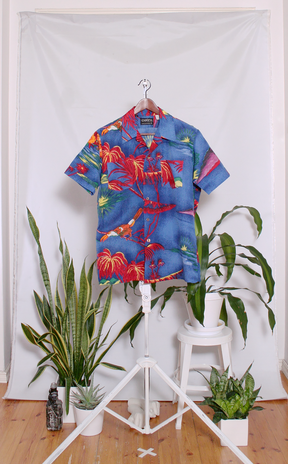 Vintage Hawaiian Shirt (miesten M / naisten L)