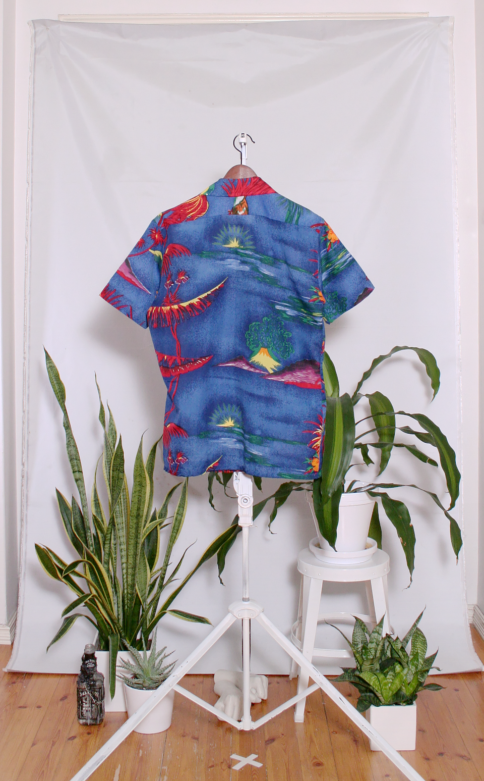 Vintage Hawaiian Shirt (miesten M / naisten L)
