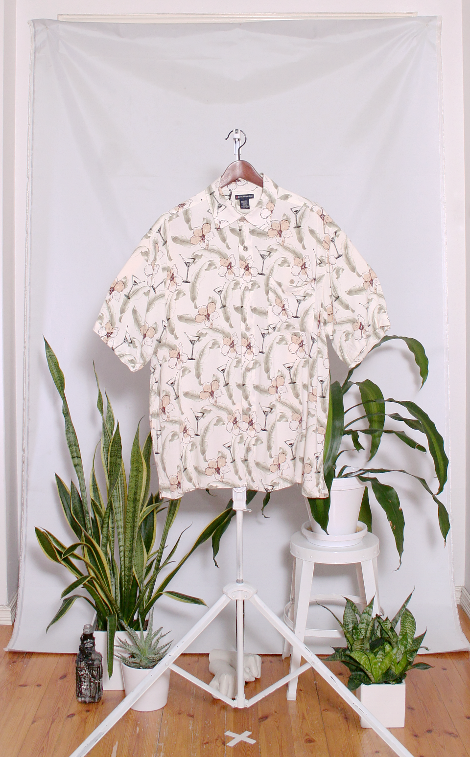 Vintage Hawaiian Shirt (miesten L / naisten XL)