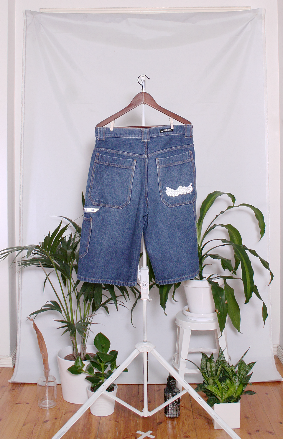 Vintage 90's MicMac Denim Shorts (miesten M / naisten L)
