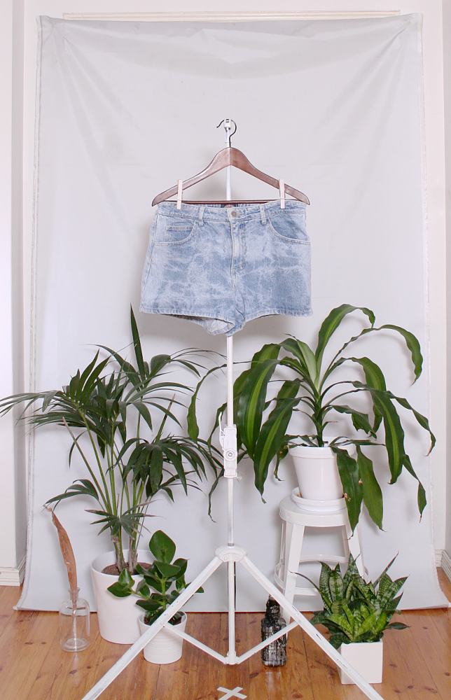 Vintage Denim Shorts (naisten L / miesten M) 34000076000778