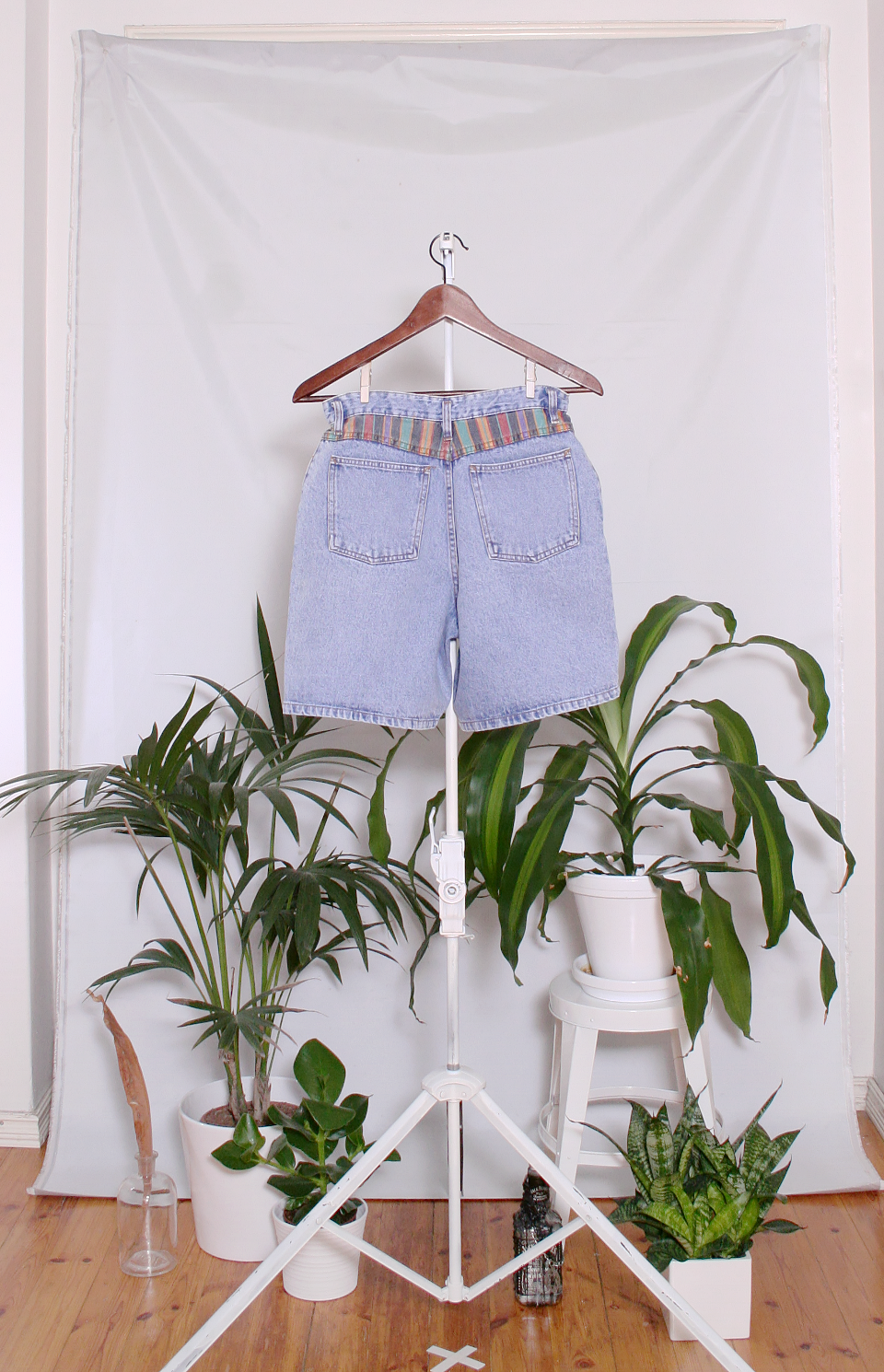 Vintage Denim Shorts (naisten S / miesten XS)
