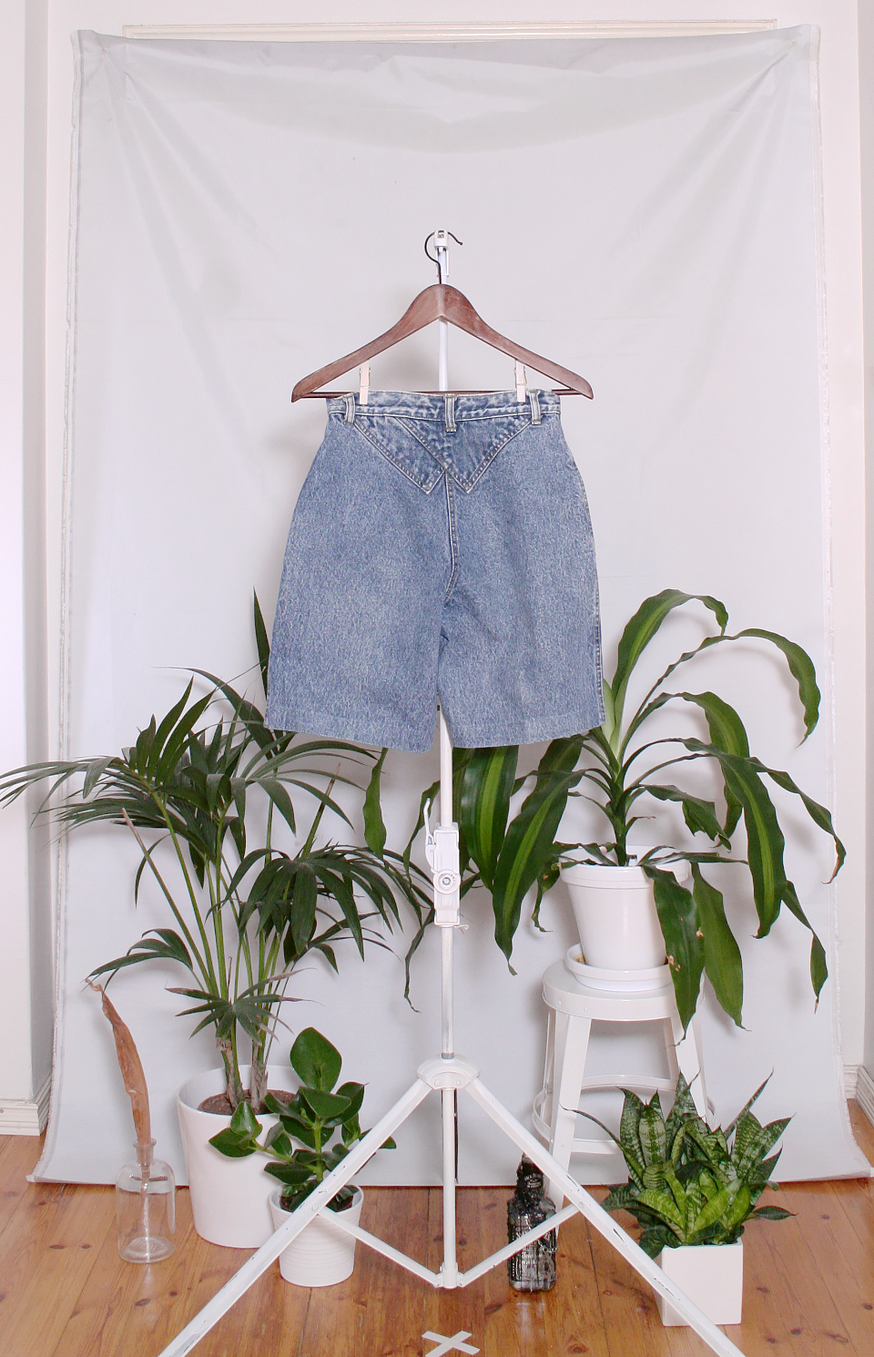 Vintage 80's Denim Shorts (naisten S / miesten XXS)