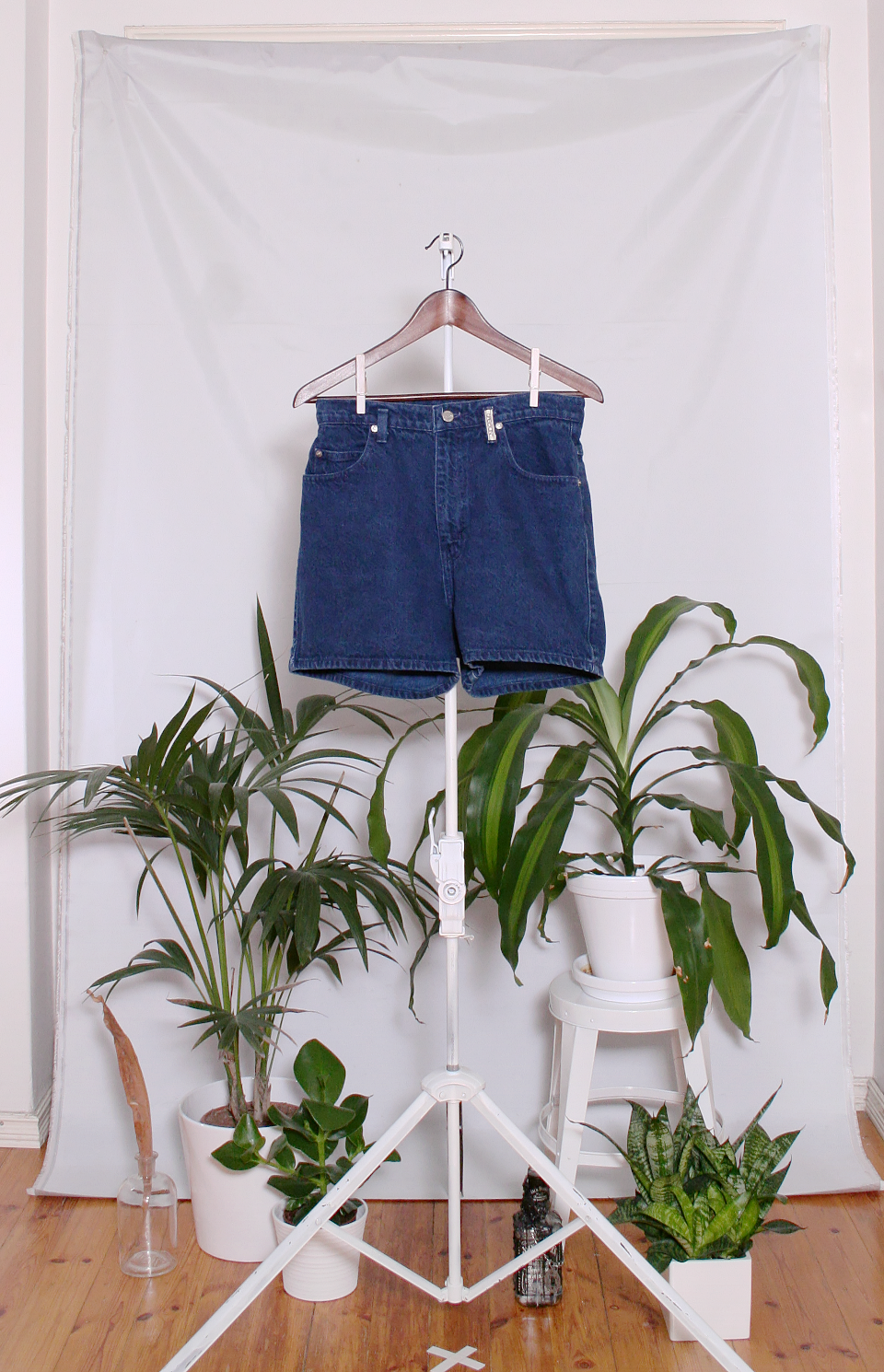 Vintage Denim Shorts (naisten M-L / miesten S)