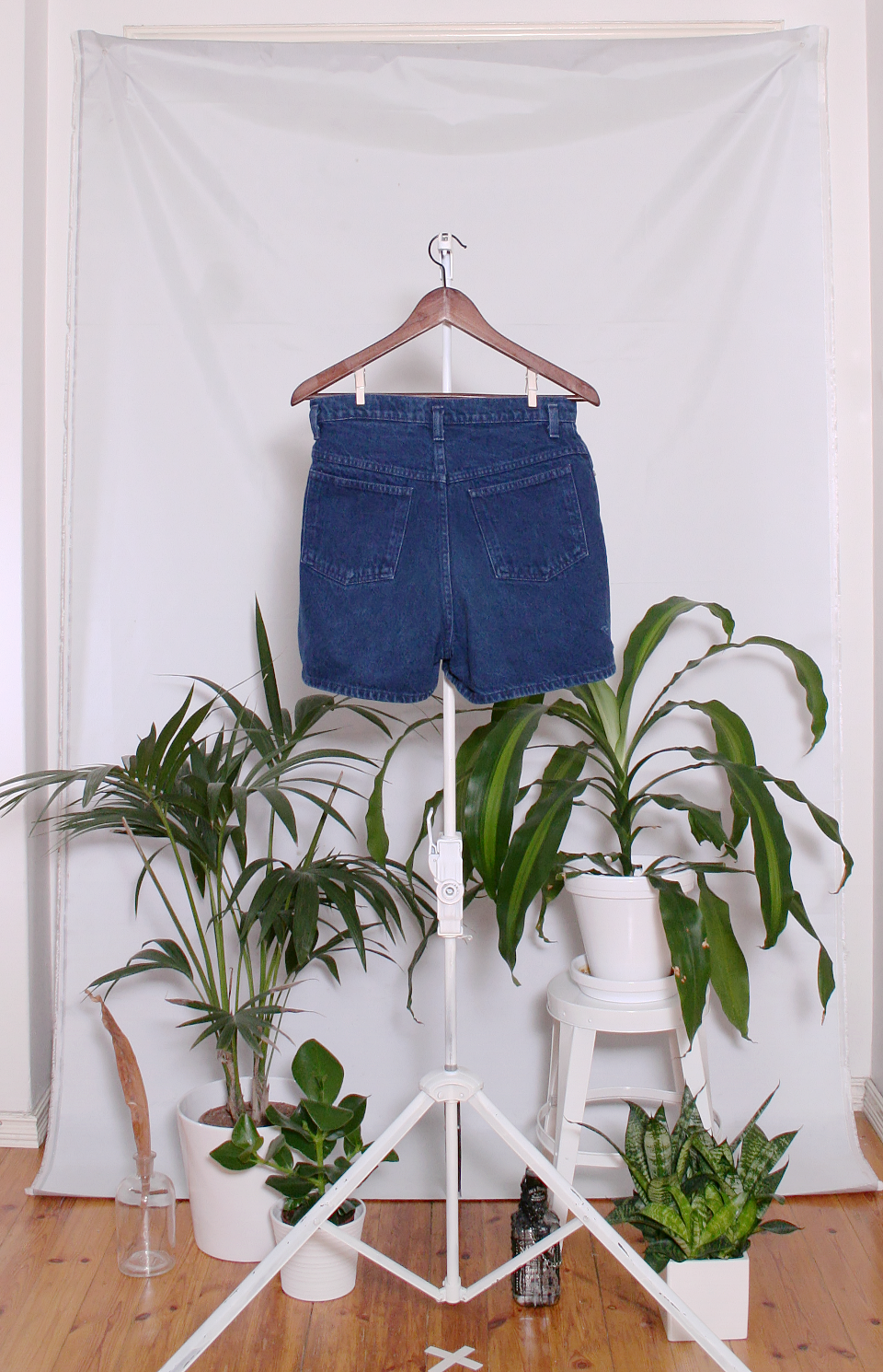 Vintage Denim Shorts (naisten M-L / miesten S)