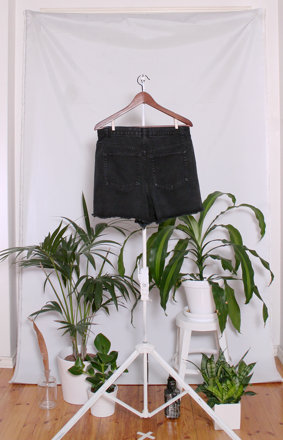 Vintage Denim Shorts (naisten L / miesten S)