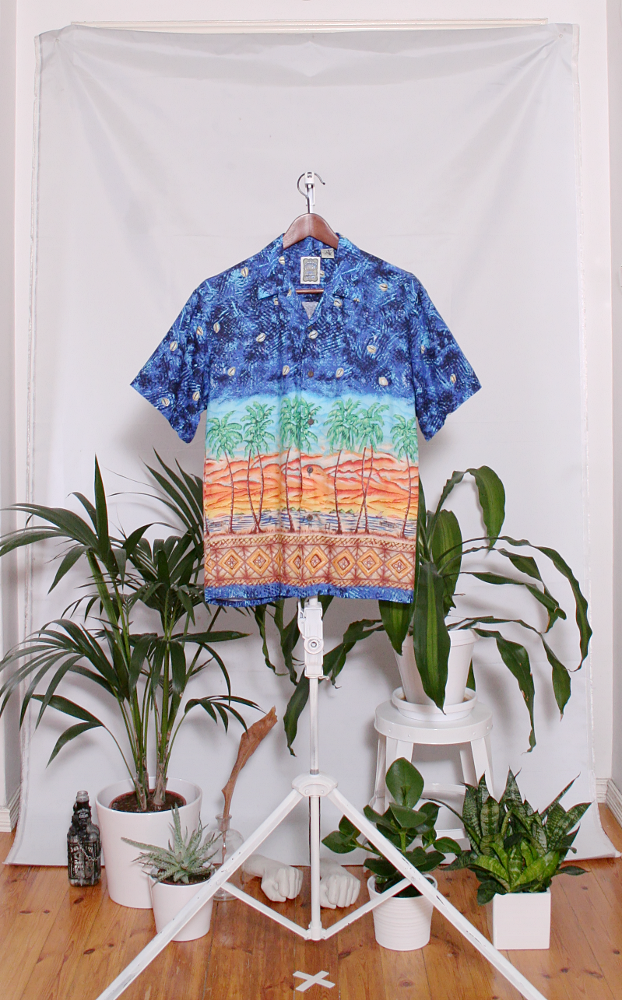 Vintage Hawaiian Shirt (miesten S / naisten M) 34000090000793