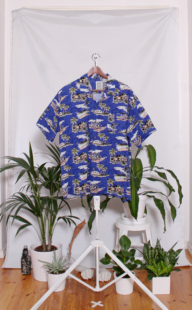 Vintage Hawaiian Shirt (miesten L / naisten XL) 34000090000794