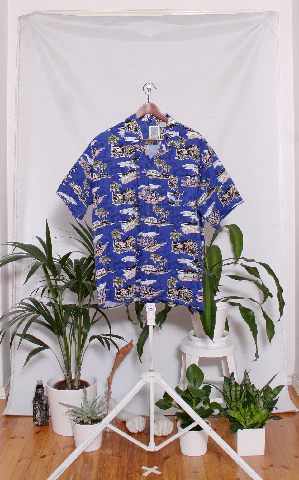 Vintage Hawaiian Shirt (miesten L / naisten XL)