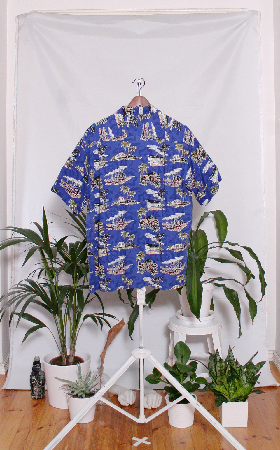 Vintage Hawaiian Shirt (miesten L / naisten XL)