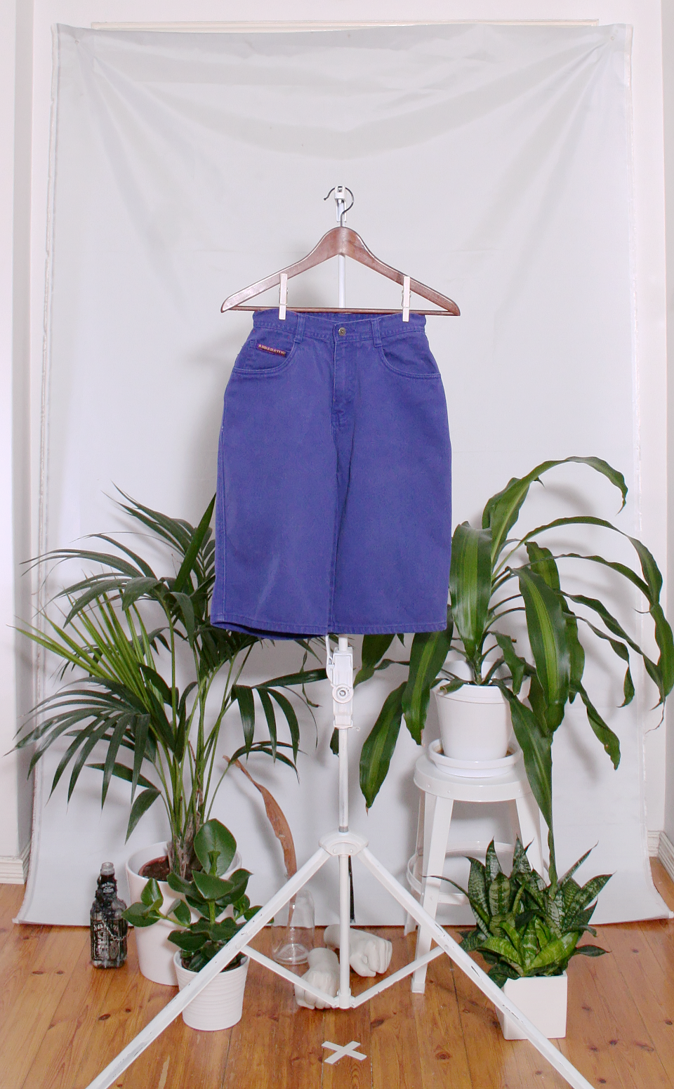 Vintage Denim Shorts (naisten XS)