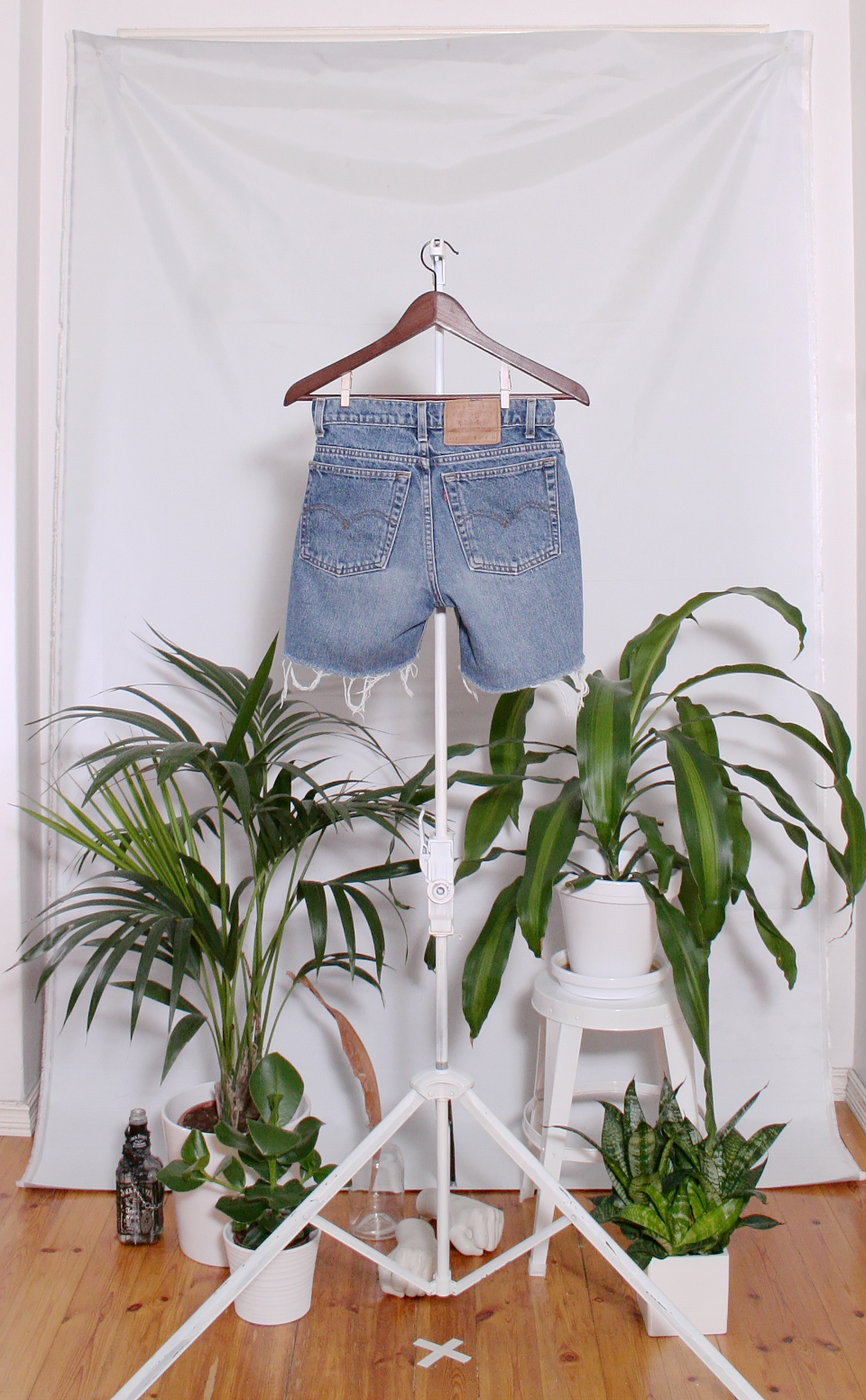 Vintage Levi's Denim Shorts (naisten S / miesten XXS / W27")