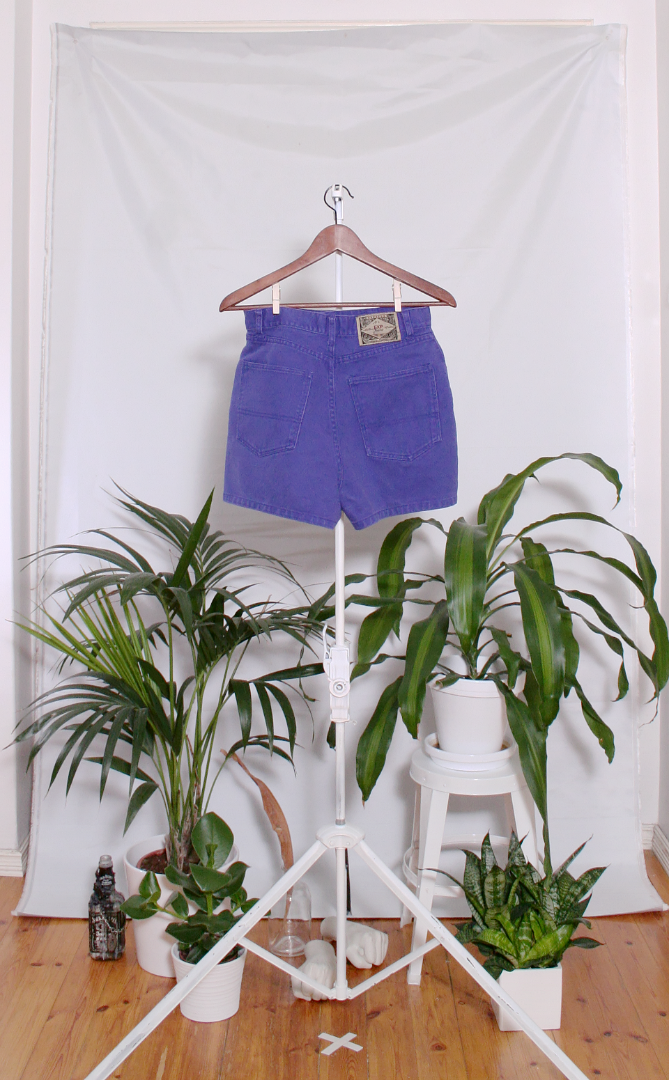 Vintage Denim Shorts (naisten S / miesten XXS)