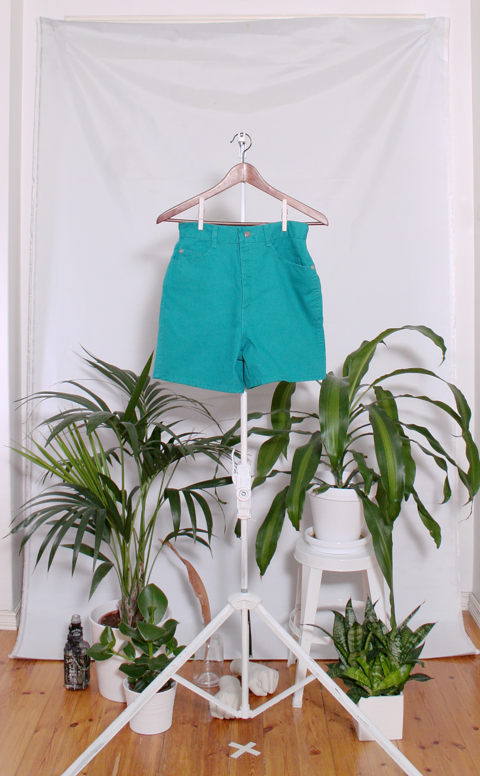 Vintage Denim Shorts (naisten S / miesten XXS)