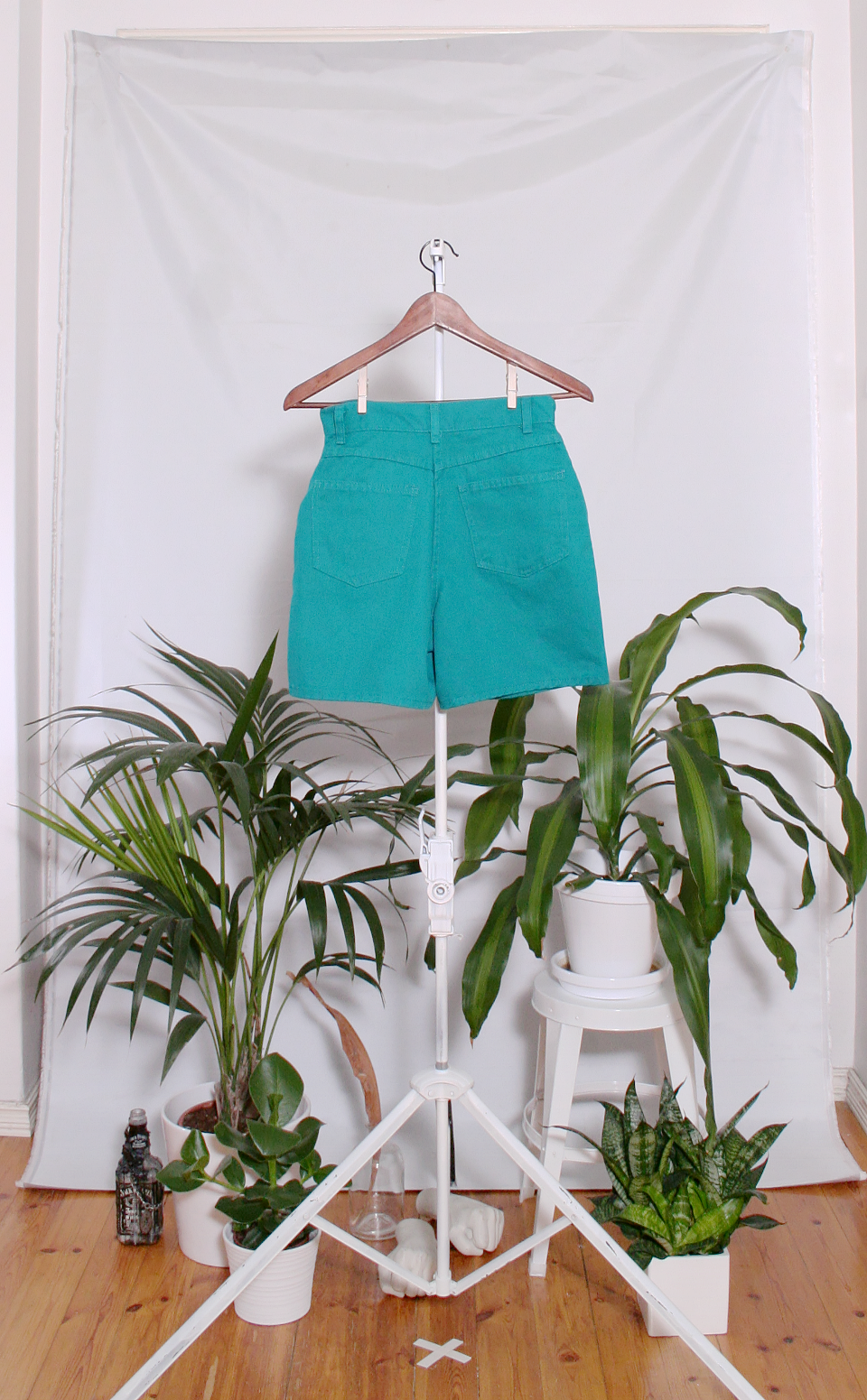 Vintage Denim Shorts (naisten S / miesten XXS)