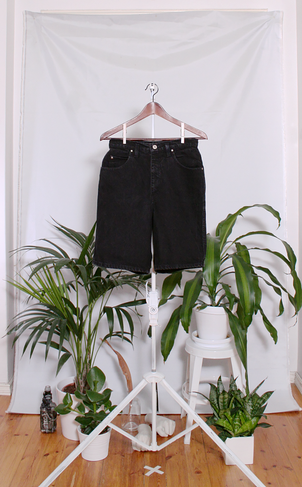 Vintage Denim Shorts (naisten M / miesten XS) 34000076000809