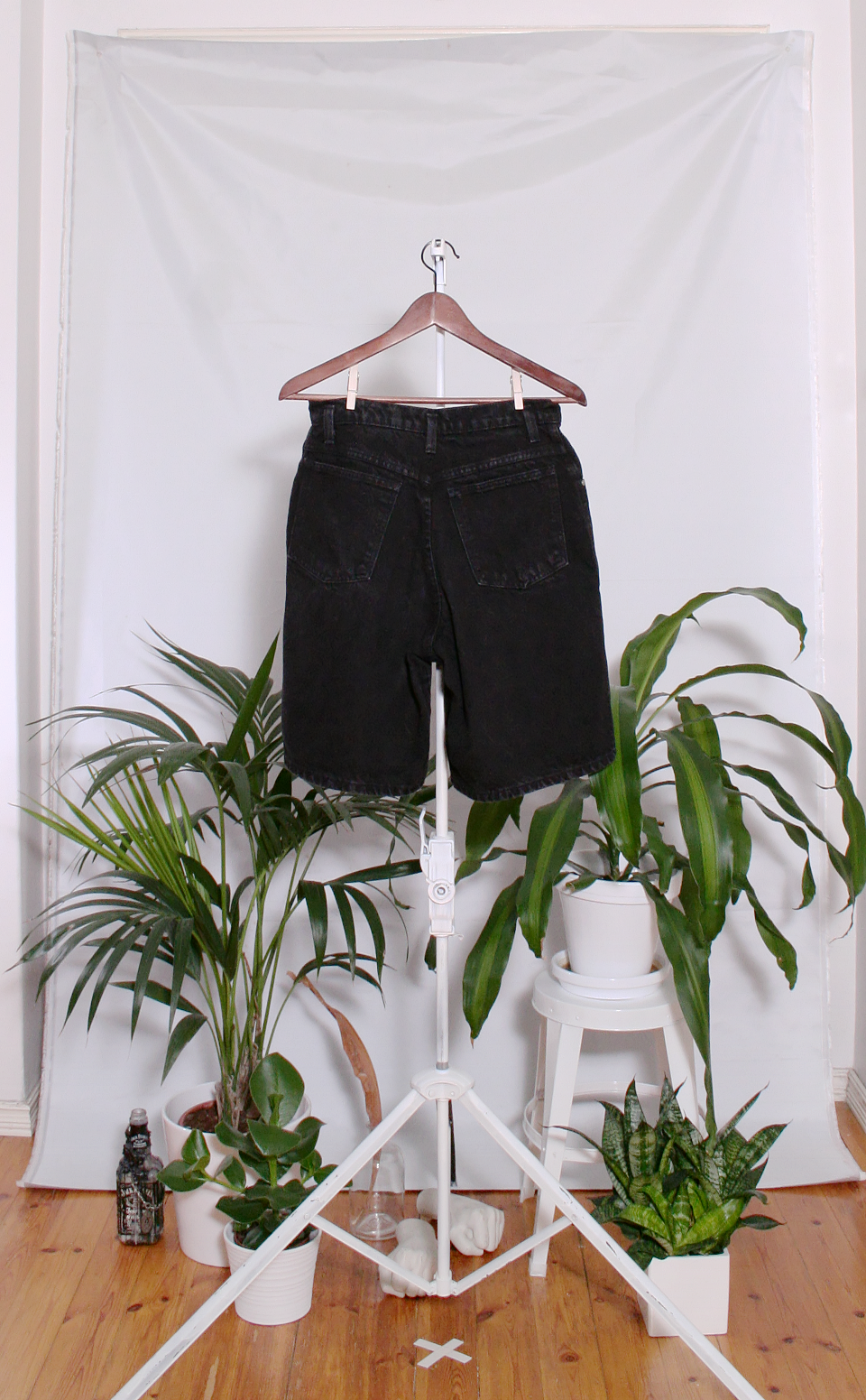 Vintage Denim Shorts (naisten M / miesten XS)