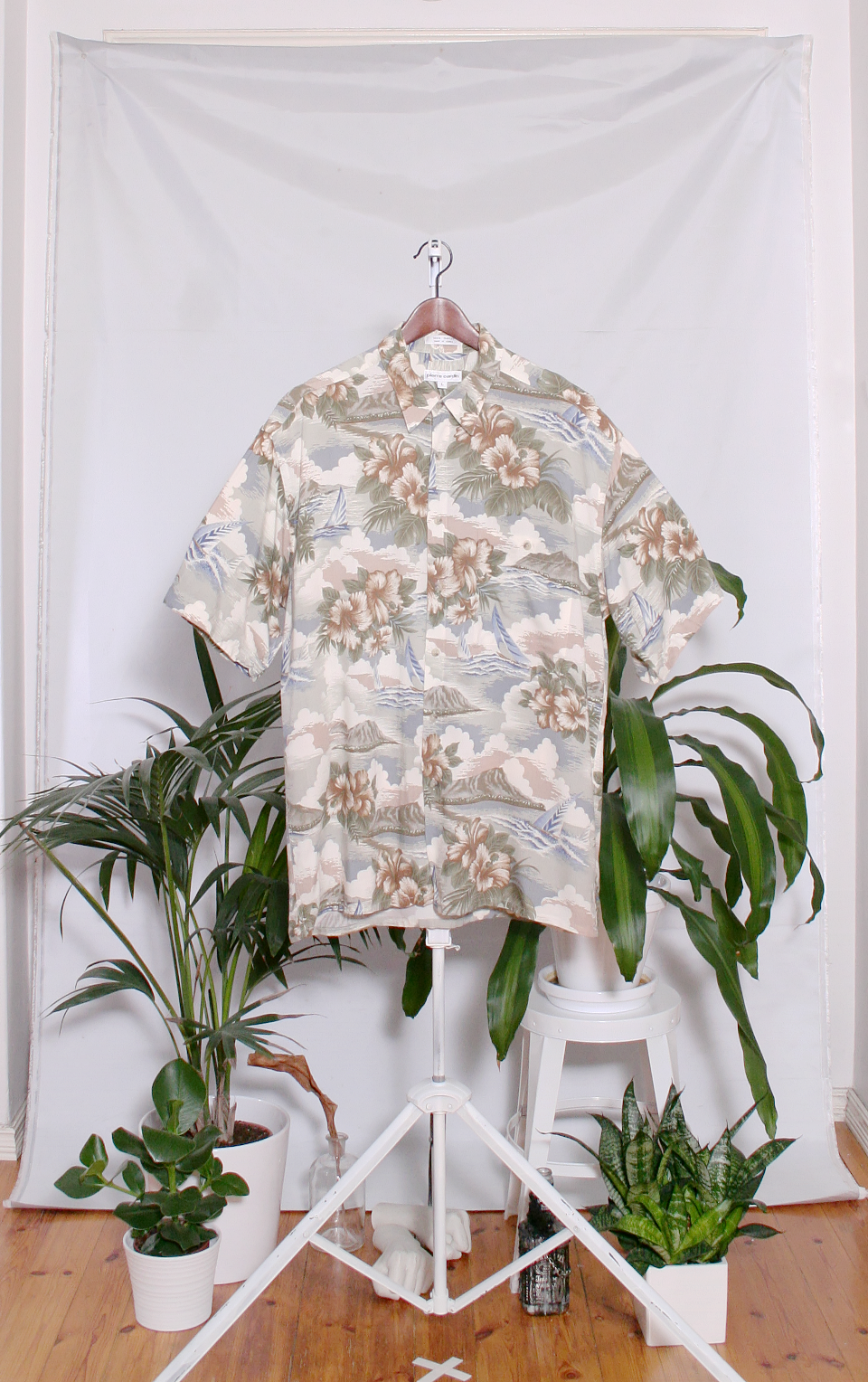 Vintage Hawaiian Shirt (miesten L / naisten XL)