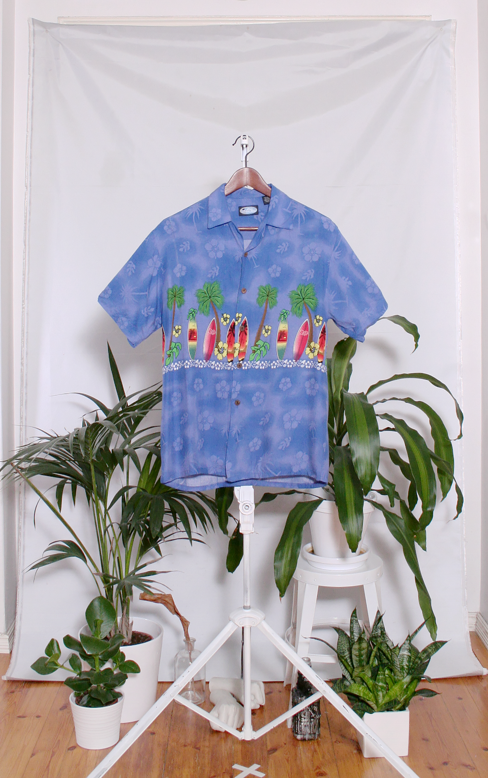 Vintage Hawaiian Shirt (miesten S / naisten M)