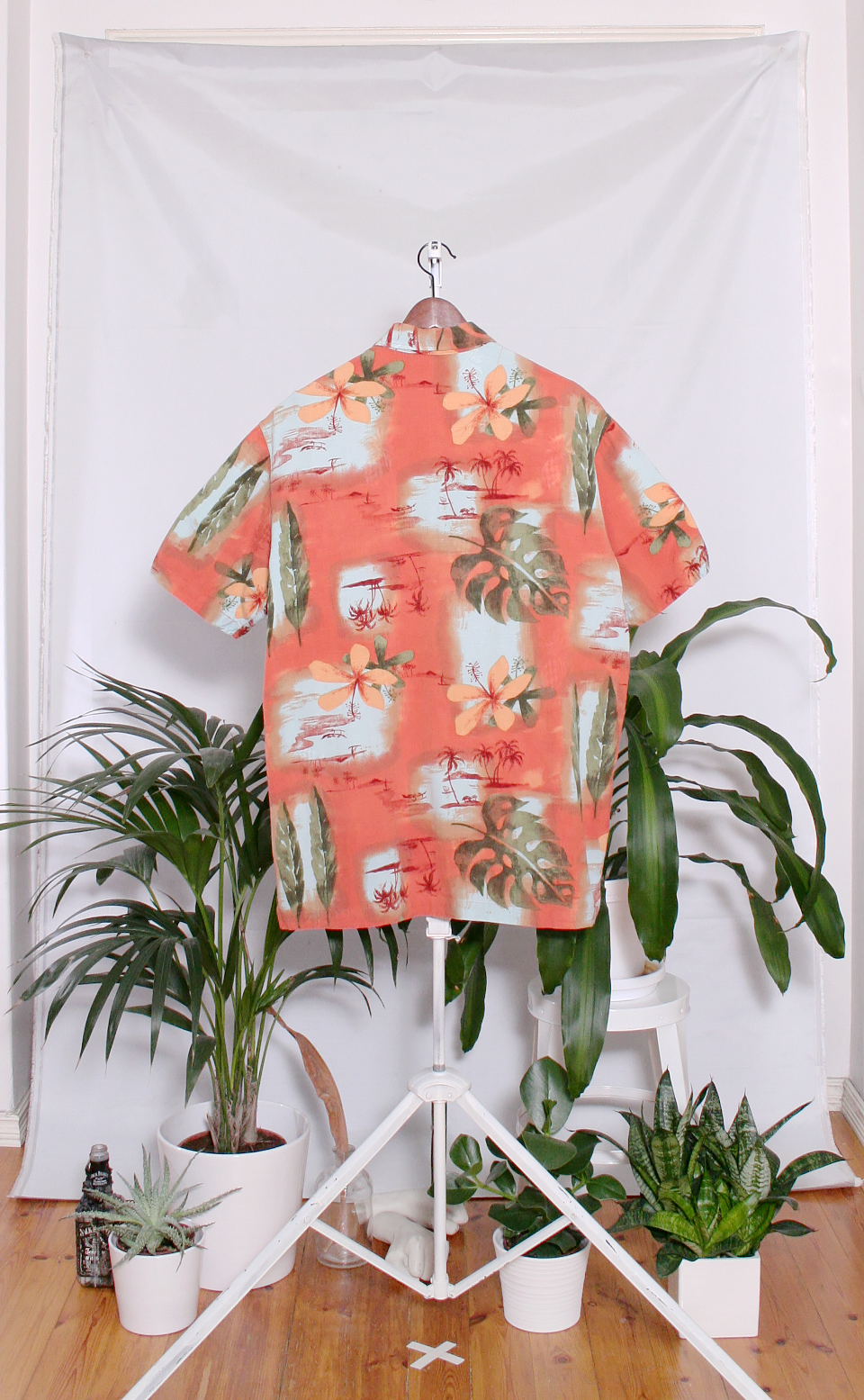 Vintage Hawaiian Shirt (miesten L / naisten XXL)
