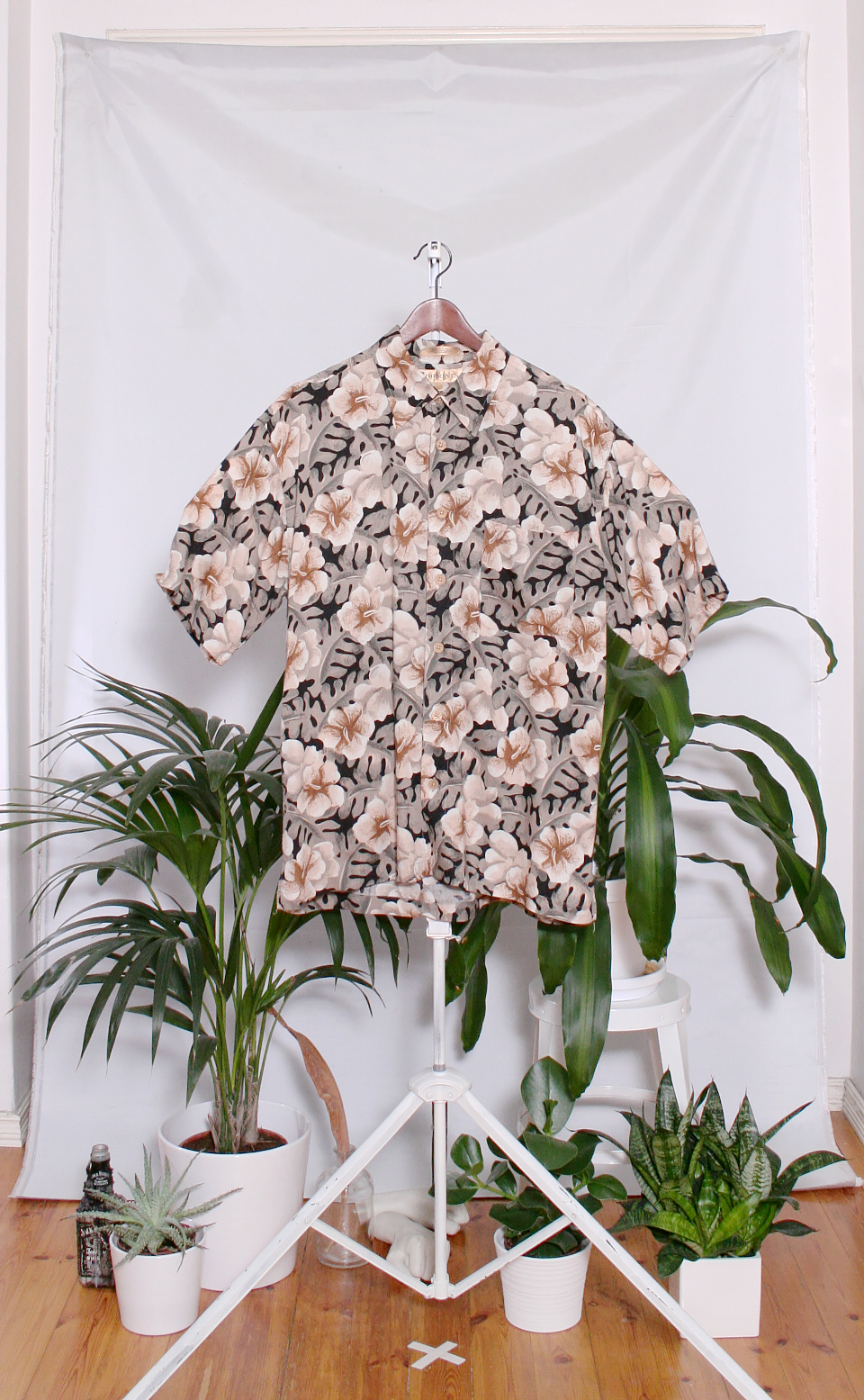 Vintage Hawaiian Shirt (miesten L / naisten XL)