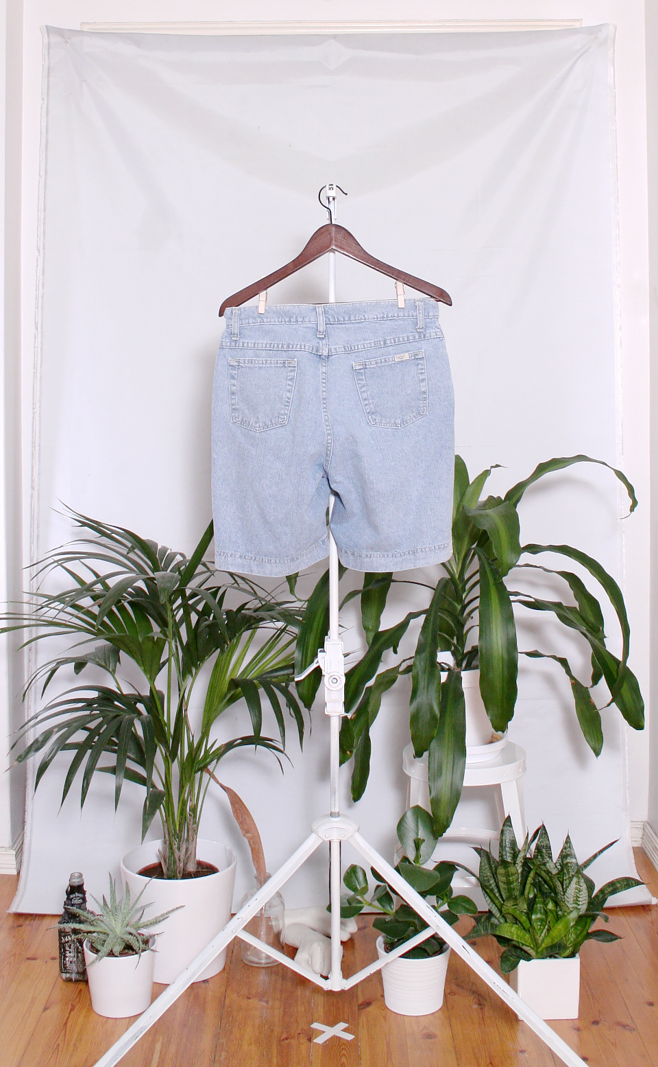 Vintage Lee Denim Shorts (naisten L / miesten S)