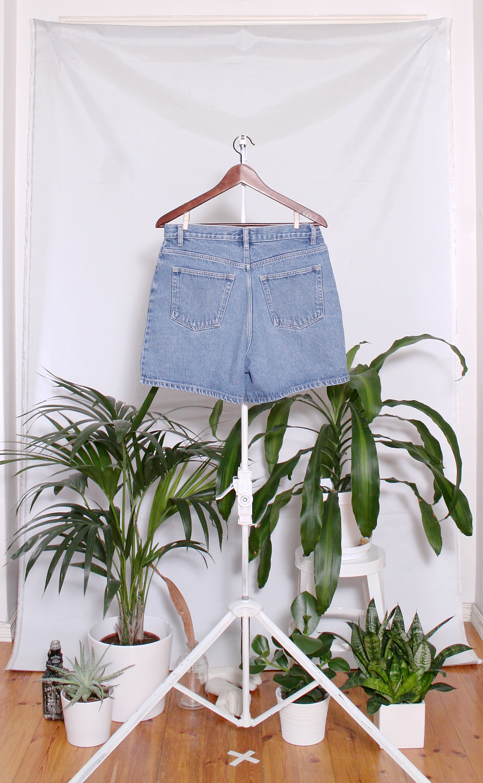Vintage Denim Shorts (naisten L / miesten S)