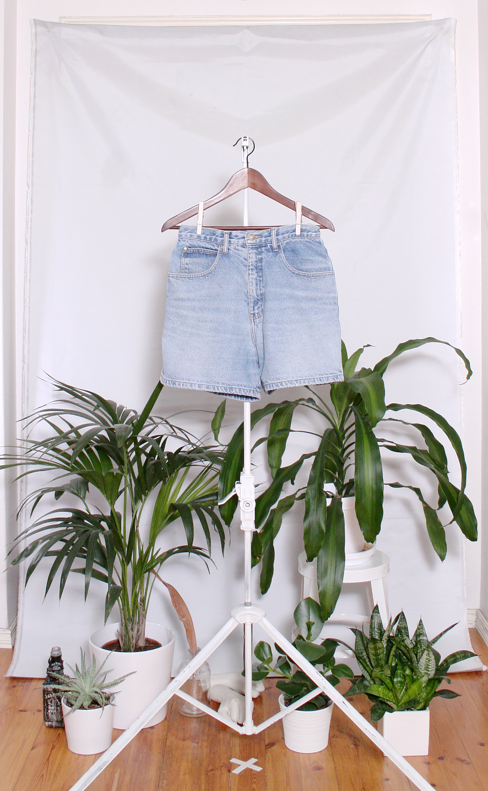 Vintage Denim Shorts (naisten S / miesten XS)