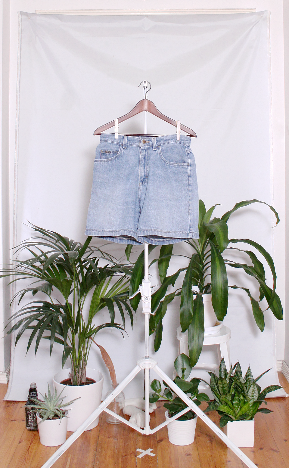 Vintage Denim Shorts (naisten M / miesten S)