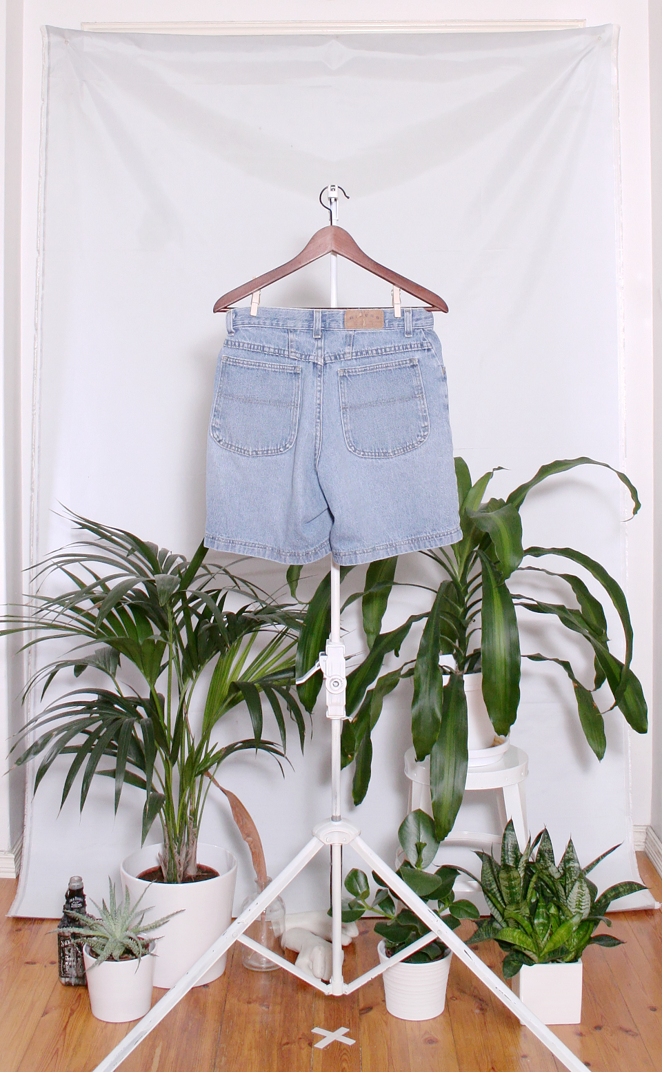 Vintage Denim Shorts (naisten M / miesten S)