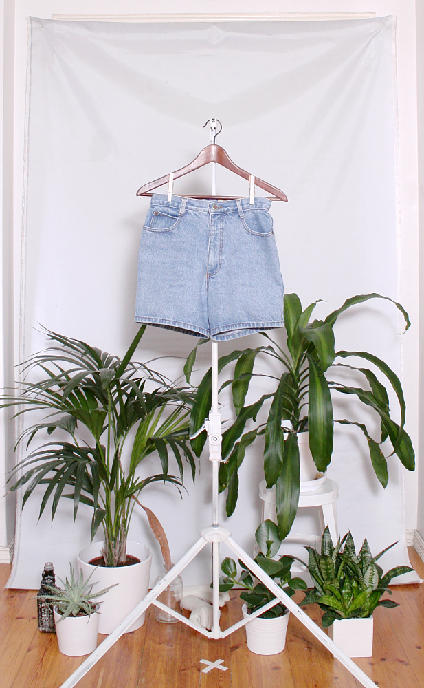 Vintage Denim Shorts (naisten S / miesten XXS) 34000076000844