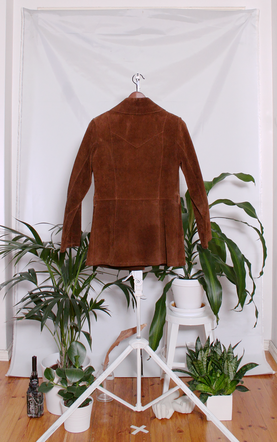 Vintage 70's Suede Leather Jacket (naisten S-M)