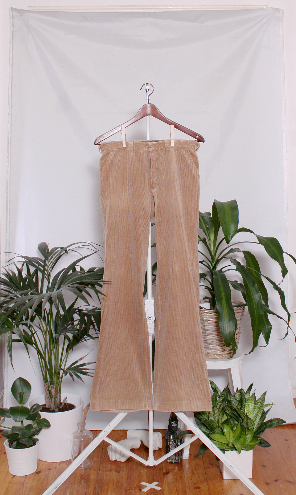 Vintage 70's Corduroy Pants (naisten M / miesten XS)