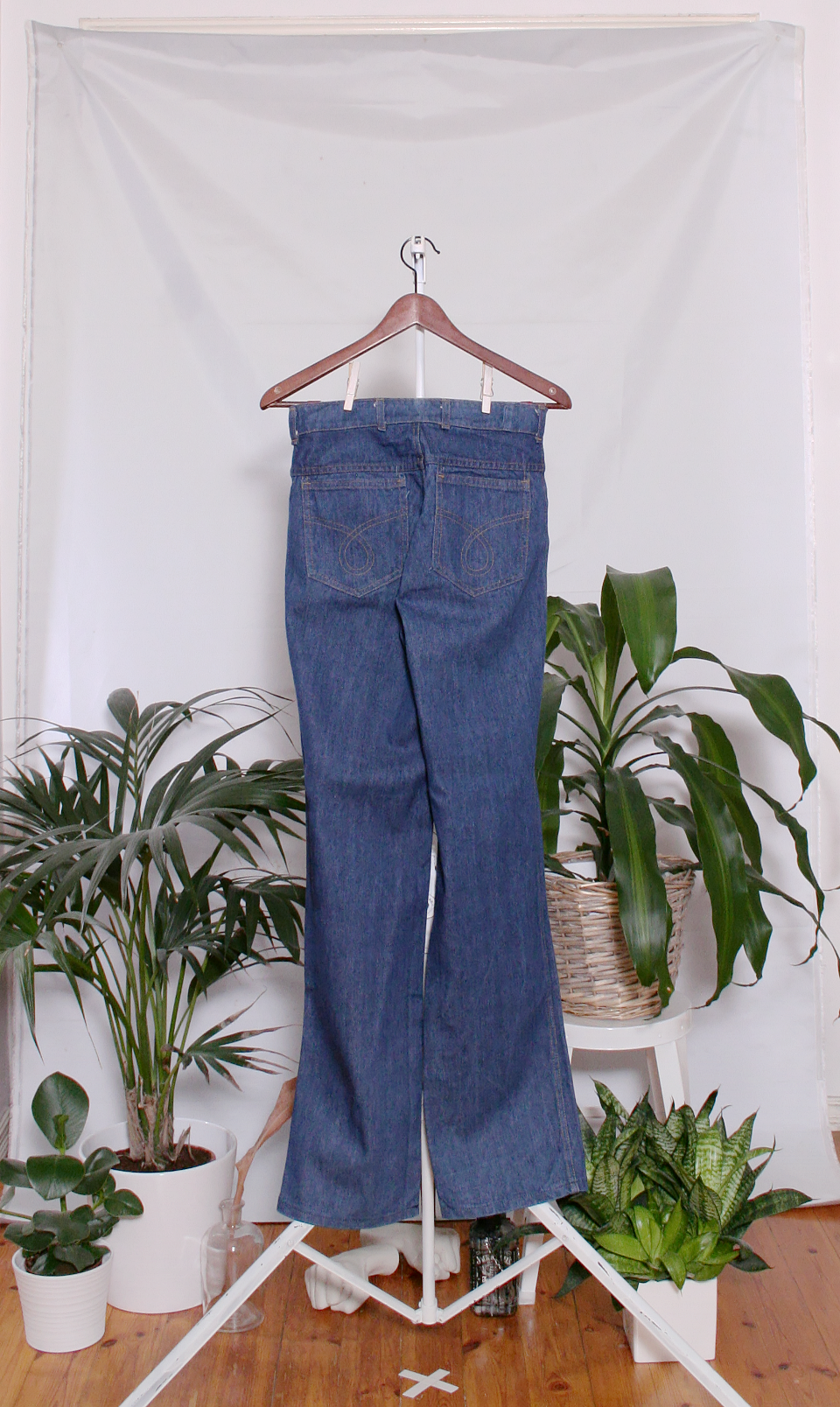 Vintage 70's Jeans (naisten M / miesten XS)
