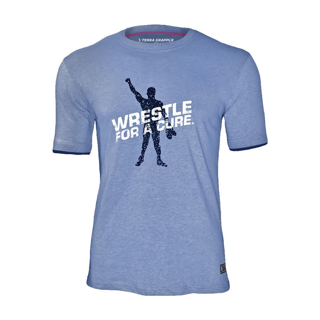 Wrestle for a Cure™ Soft Blue Tee