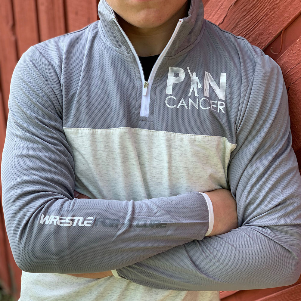 Pin Cancer™ Wrestling1/4 Zip pczip