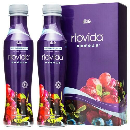 4Life Transfer Factor - RIOVIDA siroop/vloeibaar - 2 flacons/flessen elk 500 ml 010210