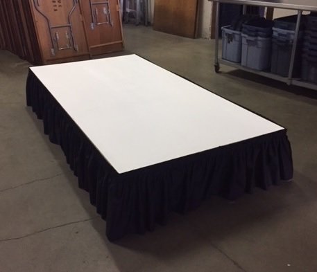 Black Stage Skirting 8ft Wide