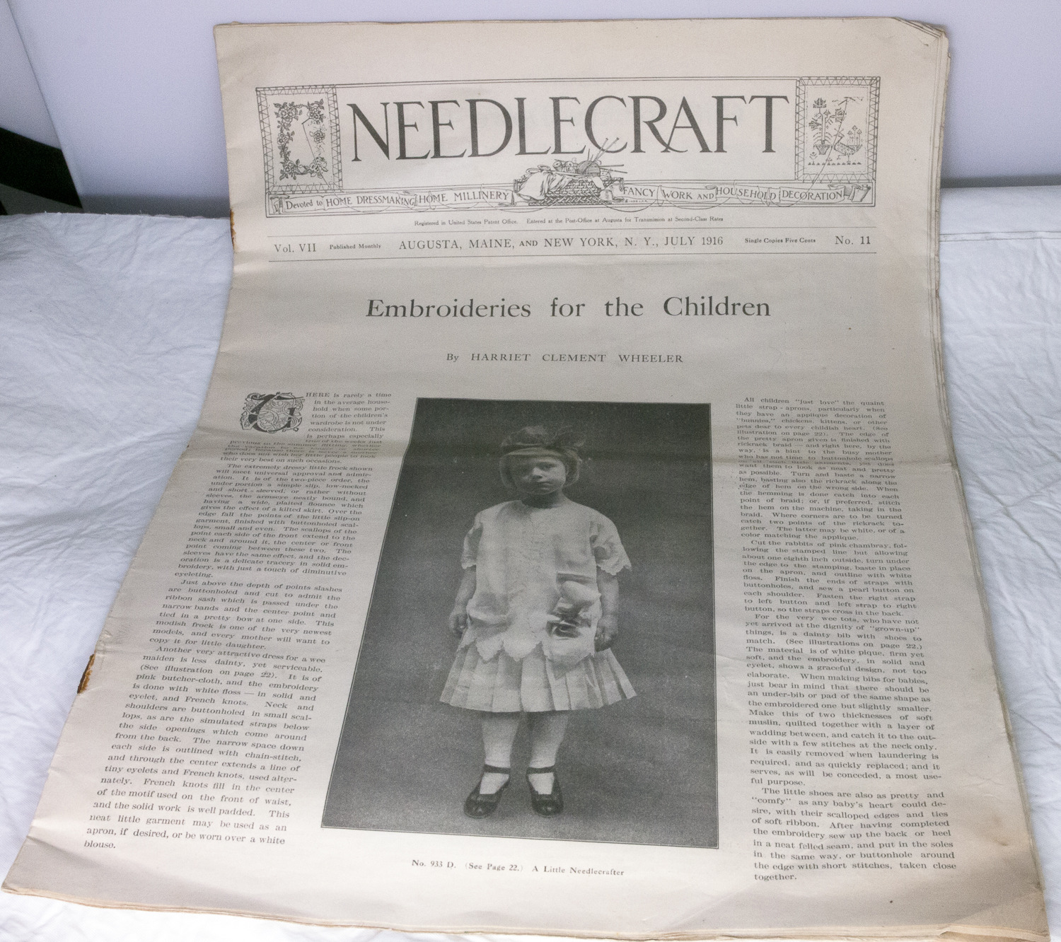 1916 Issue Of Needlecraft Magazine 1916 Issue Of Needlecraft Magazine